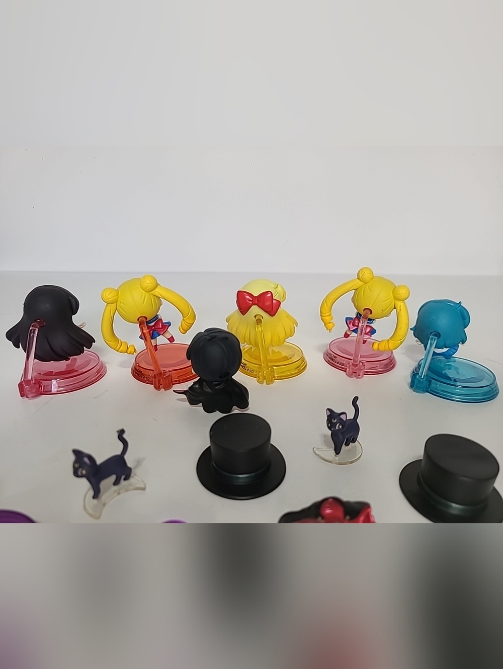 Sailor Moon Petit Chara Mini Figure Lot MegaHouse Luna Artemis Tuxedo Mask - Picture 8 of 11